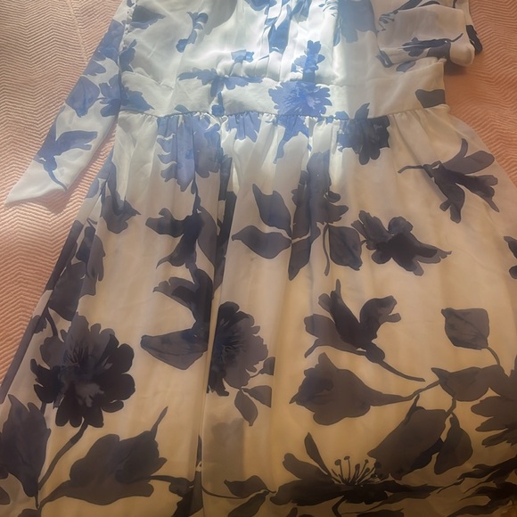 Nine West Blue floral dress - Picture 4 of 4